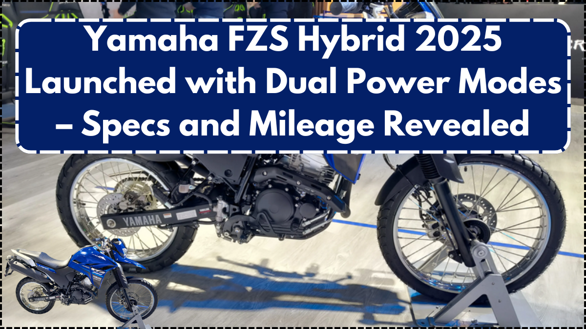 Yamaha FZS Hybrid 2025 Launched with Dual Power Modes – Specs and Mileage Revealed